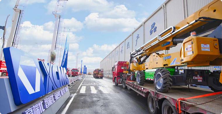 徐工高空作業平臺2024年度開門紅批量發車